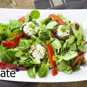 Salatteller mit Schafskäse & Oliven C